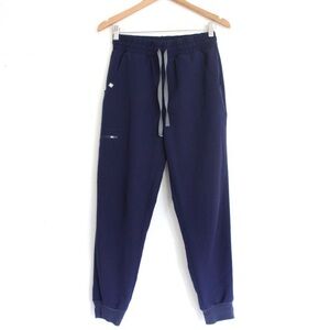 Figs High Waisted Navy Jogger Scrub Pants